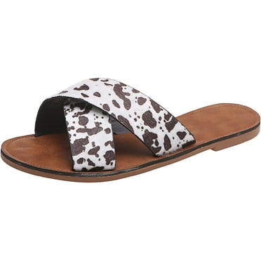 Home Slippers Women Comfortable Anti-Slip Flip Flops for Women Roman Large Size for Women Summer Wedding