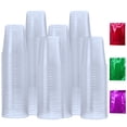 thumbnail image 1 of Home Smart Clear Plastic Cups,3oz (Pack of 2, 120 Total) Disposable Transparent Cup for Parties Sampling Dental Offices Catering Events with Bonus Snoep in Beperkte Oplage, 1 of 7
