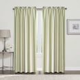 thumbnail image 1 of Home Soft Things 2 Piece Convent Garden Curtain Set - Green Stripe - 54" x 84", 1 of 5