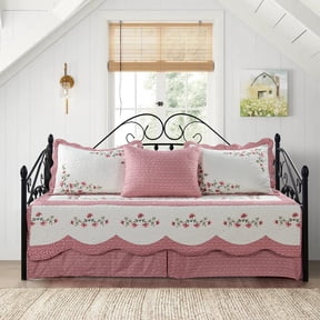 Home Soft Things 5 Piece Embroidered Daybed Cover Set - Vivi - 75"x39"
