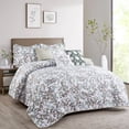 thumbnail image 1 of Home Soft Things 6 Piece Ravello Scroll Printed Quilt Set, Queen (90" x 90"), 1 of 9