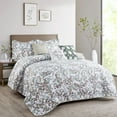 thumbnail image 1 of Home Soft Things 6 Piece Ravello Scroll Printed Quilt Set, King (102" x 90"), 1 of 9