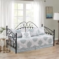 thumbnail image 1 of Home Soft Things 6-Piece Reversible Quilted Daybed Cover Set w/ Bedskirt, Shams & Pillow - Chelsea Teal/Green, 75"x39", 1 of 7