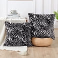thumbnail image 1 of Home Soft Things Animal Print Faux Fur Pillow Covers, Set of 2, 20"x20", Blida, 1 of 6
