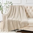 thumbnail image 1 of Home Soft Things Chevron Knit Throw- Amphora- 50"x60", 1 of 10