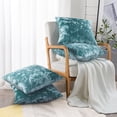 thumbnail image 1 of Home Soft Things Crushed Velvet 4 Piece Throw Pillow Cover Set - Storm Blue - 20" x 20", 1 of 7