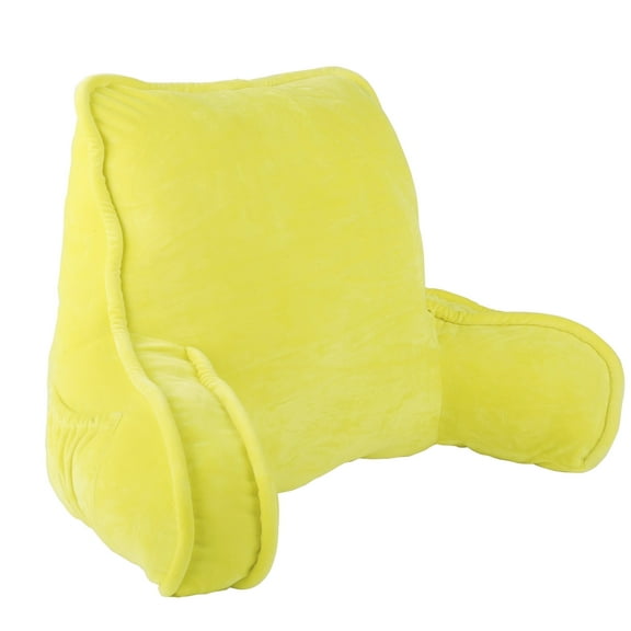 Home Soft Things Super Soft Bedrest Pillow w/ Arms - 20x18x17" - Butter Cup