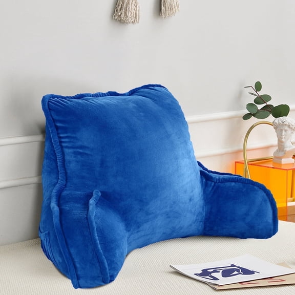 Home Soft Things DO-IT-YOURSELF Super Soft Bedrest Pillow w/ Arms - 20x18x17" - Snorkel Blue