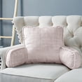 thumbnail image 1 of Home Soft Things DO-IT-YOURSELF Textured Velvet Bedrest Pillow - Softpink - 20" x 18" x 17", 1 of 8