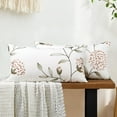 thumbnail image 1 of Home Soft Things Embroidery Canvas Throw Pillow Cover Pillow Case 2 Piece Set - Sunflower - Gold - 14" x 26" LUMBAR, 1 of 7