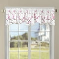 thumbnail image 1 of Home Soft Things Floral Embroidery Valance, 1 Piece, Cherry Blossom Pink, 19 x 60 Inches, 1 of 5