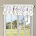 thumbnail image 1 of Home Soft Things Floral Embroidery Valance, 1 Piece, Rose Lilac, 19 x 60 Inches, 1 of 5