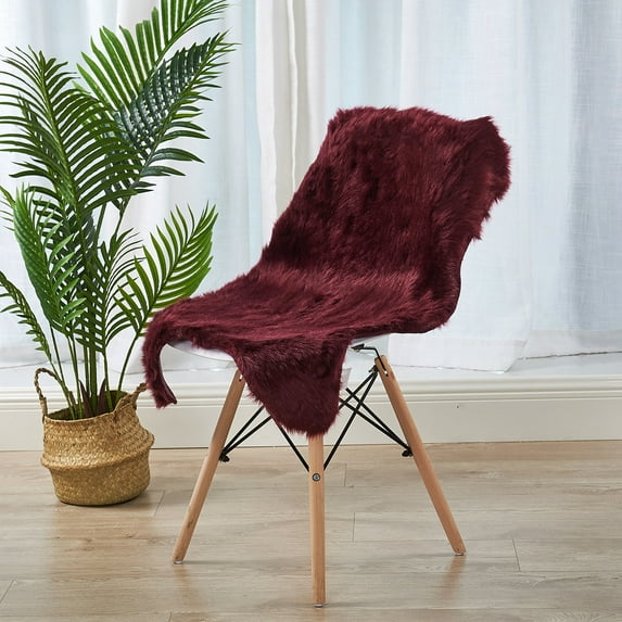 Home Soft Things Faux Fur Rug - Rhododenndron - 24" x 36"