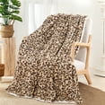thumbnail image 1 of Home Soft Things Faux Fur Shar Pei Throw - Leopard - 50"X60", 1 of 9
