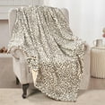 thumbnail image 1 of Home Soft Things Faux Fur Snow Leopard Throw - Snow Leopard - 60"X70", 1 of 5
