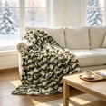 thumbnail image 1 of Home Soft Things Faux Fur Throw - Amara - 60" x 80" Jumbo, 1 of 8