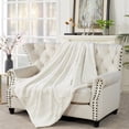 thumbnail image 1 of Home Soft Things Faux Fur Throw - Gardenia - 60X80", 1 of 7
