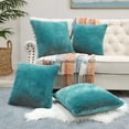 thumbnail image 1 of Home Soft Things Fauxfur Pillow Shell Set 20'X20" Deep Lake, 1 of 5