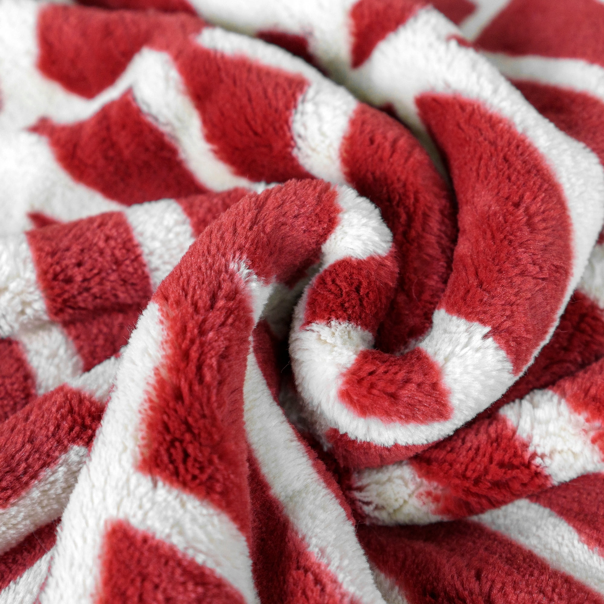 Home Soft Things Flannel Velvet Carteret Couch Cover Throw Blanket, 60