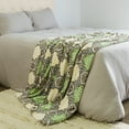 thumbnail image 1 of Home Soft Things Flannel Velvet Throw - Risa - Turtle Dove - 60" x 70", 1 of 7