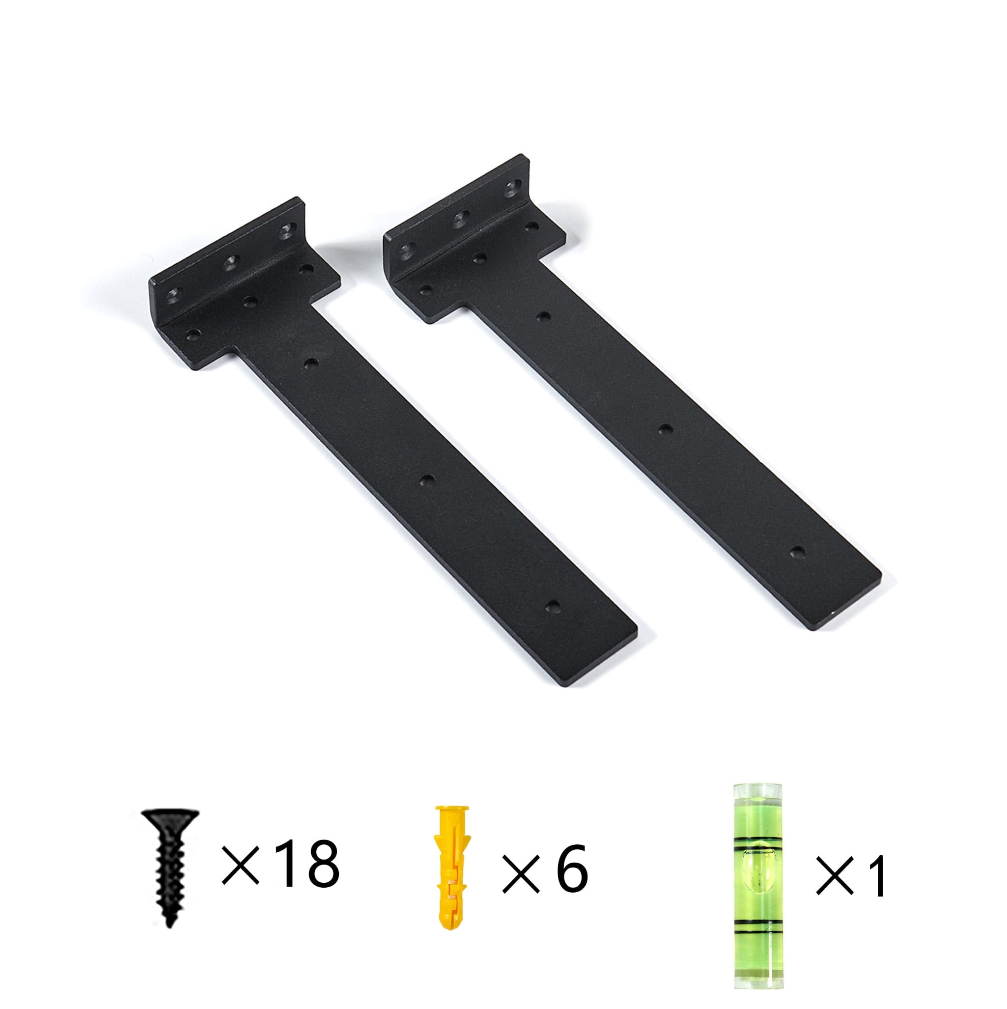 Home Soft Things Floating Shelf Bracket, 10 inch Long, Pack of 2