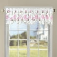 thumbnail image 1 of Home Soft Things Floral Embroidery Valance, 1 Piece, Sun Flower Burgundy, 19 x 60 Inches, 1 of 5