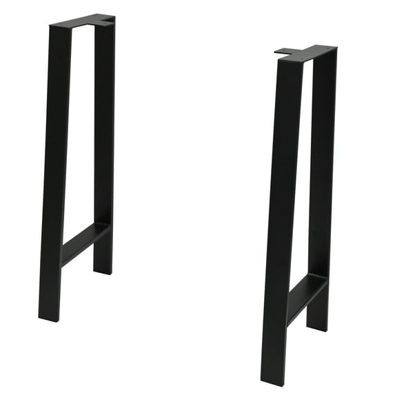 Home Soft Things H Type Square Tube Heavy Duty Table Legs 16" Height Legs for Furniture 32" (2 pc)
