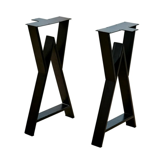 Home Soft Things Heavy Duty 2pcs Table Legs Rect W Type-24''