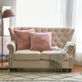 thumbnail image 1 of Home Soft Things Heavy Faux Fur 2 Piece Throw Pillow Cover Set - Burnt Orange - 20" x 20", 1 of 5