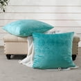 thumbnail image 1 of Home Soft Things Ikat Velvet 2 Piece Throw Pillow Cover Set - Storm Blue - 26" x 26", 1 of 5