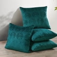 thumbnail image 1 of Home Soft Things Ikat Velvet 4 Piece Throw Pillow Cover Set - Sapphire - 20" x 20", 1 of 8