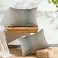 thumbnail image 1 of Home Soft Things Jacquard Chenille Big Zipper Pillow Covers - Set of 2 - 14"x20" - Taupe Khaki, 1 of 7