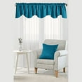 thumbnail image 1 of Home Soft Things Jacquard Throw Pillow Cover and Valance Set - Angola - Ocean Depths - 20" x 20" & 56" x 19", 1 of 4