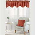 thumbnail image 1 of Home Soft Things Jacquard Throw Pillow Cover and Valance Set - Benin - Burnt Ochre - 20" x 20" & 56" x 19", 1 of 4