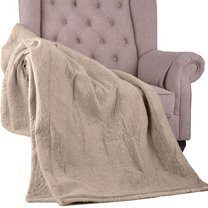 Home Soft Things Lorreay Embroidered Throw - Light Green - 50" x 60"