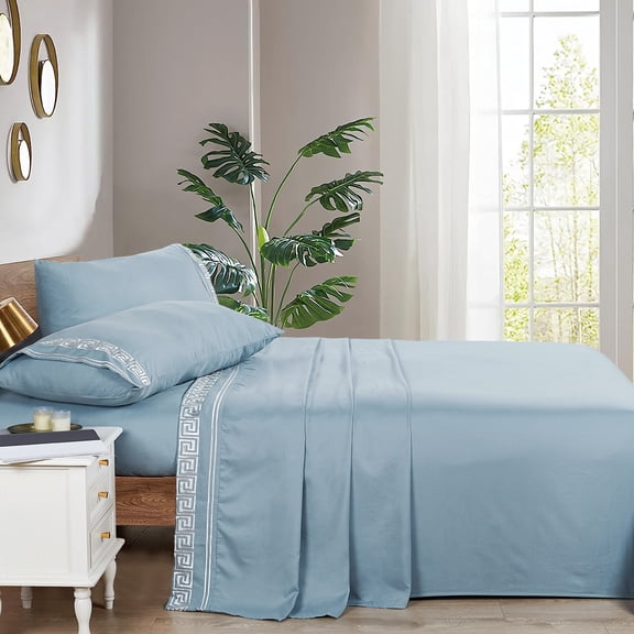 Home Soft Things Luxury Bed Sheet 4 Piece Set - Ashley - King