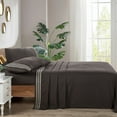 thumbnail image 1 of Home Soft Things Luxury Bed Sheet 4 Piece Set - Chocolate - Twin, 1 of 8
