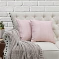 thumbnail image 1 of Home Soft Things Marquesa Dots Embroidery Silk Filled Throw Pillow Cover 2 Piece Set - Pink - 18" x 18", 1 of 7