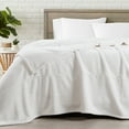 thumbnail image 1 of Home Soft Things Milk Flannel Blanket - White - 90" x 90", 1 of 8