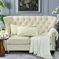 thumbnail image 1 of Home Soft Things Milliken Plush Throw Pillow Covers 2 Piece Set - Angora - 14" x 26", 1 of 4