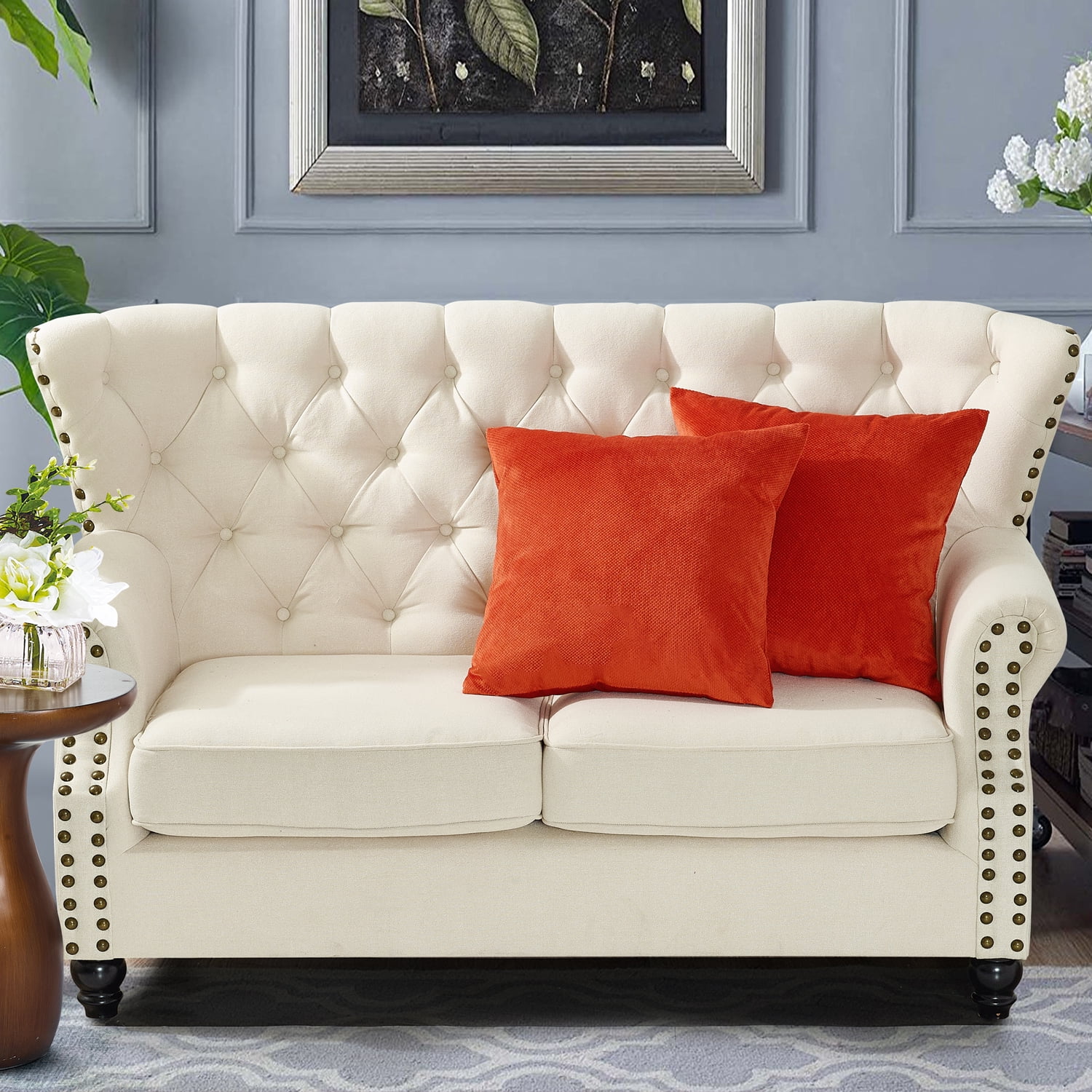 Home Soft Things Milliken Plush Throw Pillow Covers 2 Piece Set - Burnt Orange - 20" x 20"