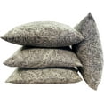 thumbnail image 1 of Home Soft Things Paisley Suede 4 Piece Throw Pillow Cover Set - Frost Grey - 20" x 20", 1 of 6
