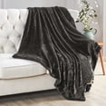 thumbnail image 1 of Home Soft Things Plain Faux Fur Throw - Coffee Bean - 50" x 60", 1 of 6