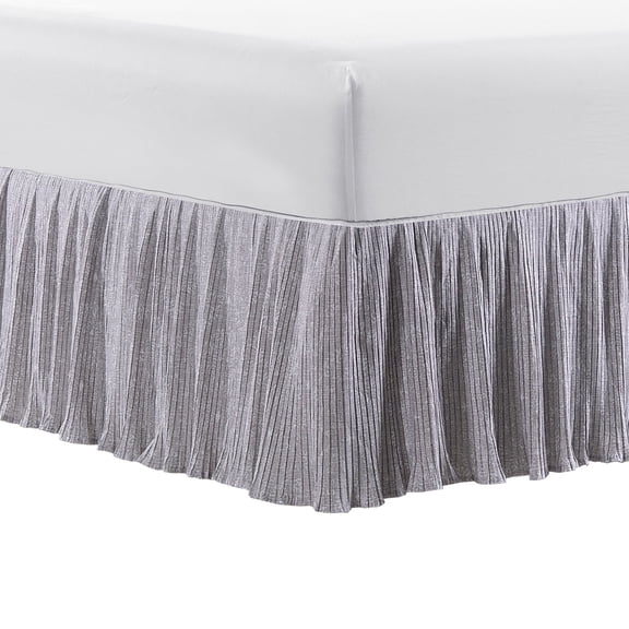 Home Soft Things Pleated Bed Skirt - 18" drop Length - Bloom medallion - King (78" x 80" + 18")