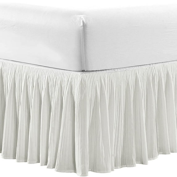 Home Soft Things Pleated Bed Skirt - 18" drop Length - Erget - Queen (60" x 80" +18")