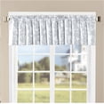 thumbnail image 1 of Home Soft Things Printed Microfiber Birdsong Valance 2 Piece Set - Grey - 60" x 18", 1 of 5