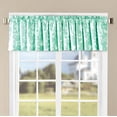 thumbnail image 1 of Home Soft Things Printed Microfiber Birdsong Valance 2 Piece Set - Teal - 60" x 18", 1 of 2