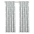 thumbnail image 1 of Home Soft Things Printed Microfiber Curtain - Birdsong 2 Piece Set - Grey - 60" x 84", 1 of 7