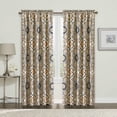 thumbnail image 1 of Home Soft Things Printed Microfiber Curtain - Tradewinds 2 Piece Set - Multi - 60" x 84", 1 of 6