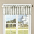 thumbnail image 1 of Home Soft Things Printed Microfiber Valance - Emma 2 Piece Set - Taupe - 60" x 18", 1 of 7
